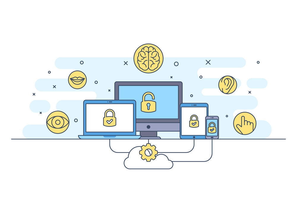 Digital devices and accessibility icons