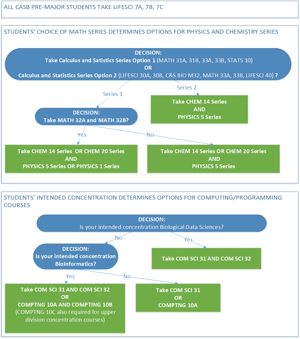 Pre-Major Decision Tree By Series for Website